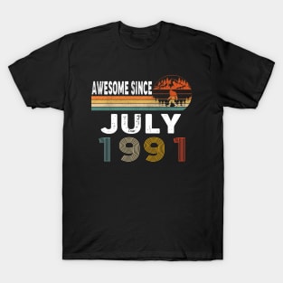 Awesome Since July 1991 T-Shirt